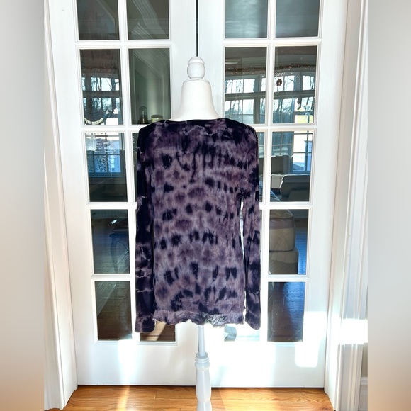 XCVI Purple Tie Dye Sweater Sz L - Picture 2 of 3